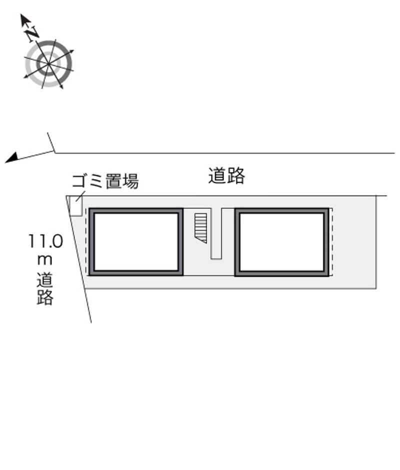 レオパレスサザングリーン 配置図