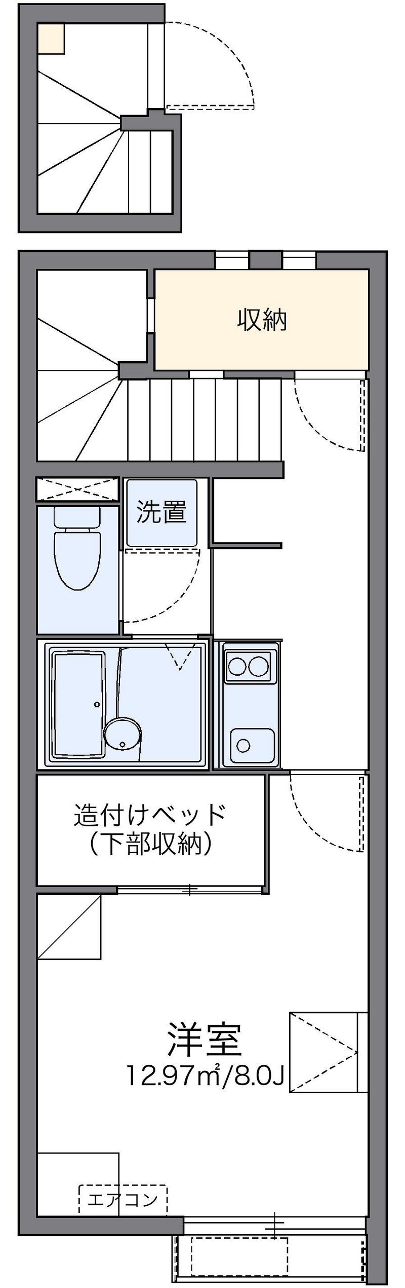 レオネクストレプロットⅢ 間取図