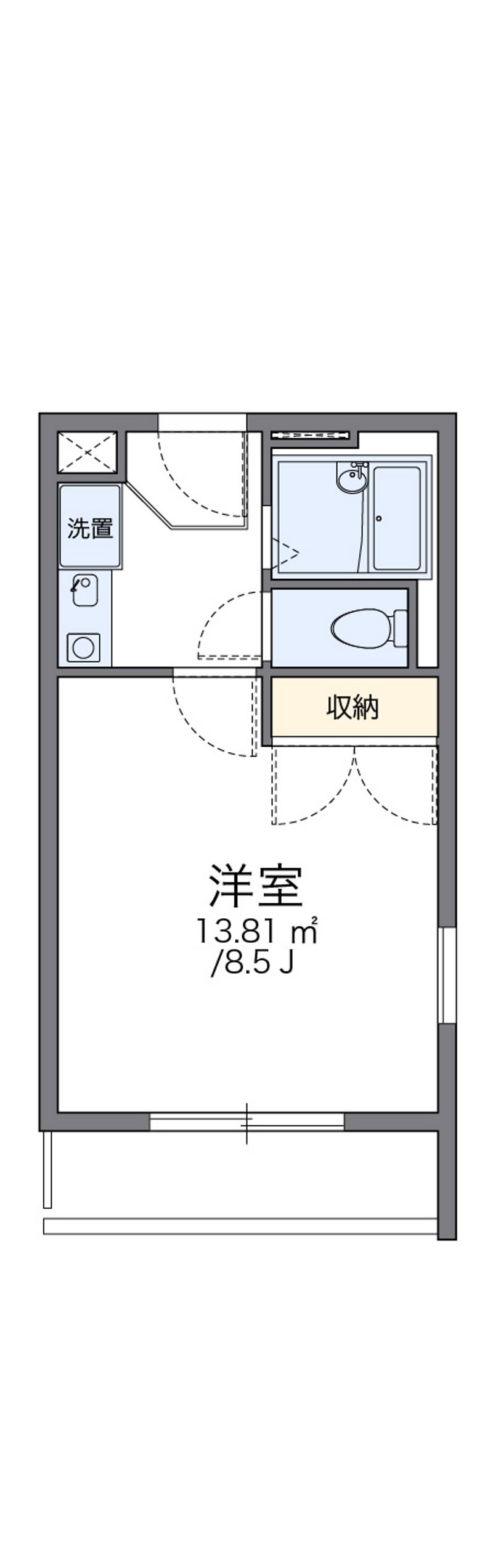 レオパレスサニーヒル 間取図