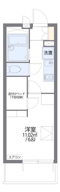 レオパレスプリメロ 間取り図