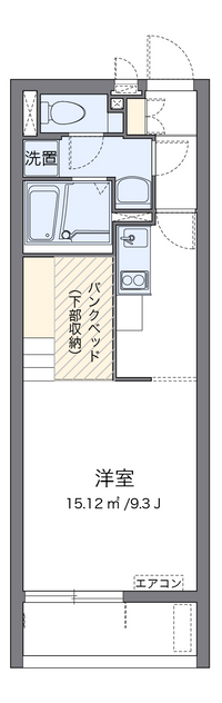 ミランダ深大寺 間取り図