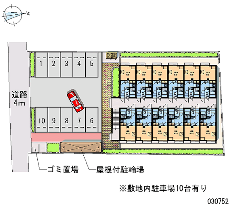 30752 Monthly parking lot