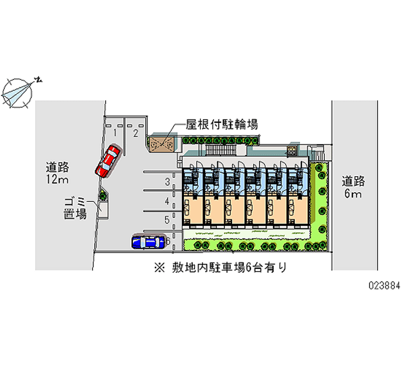 レオパレストゥルヌソルⅡ 月極駐車場