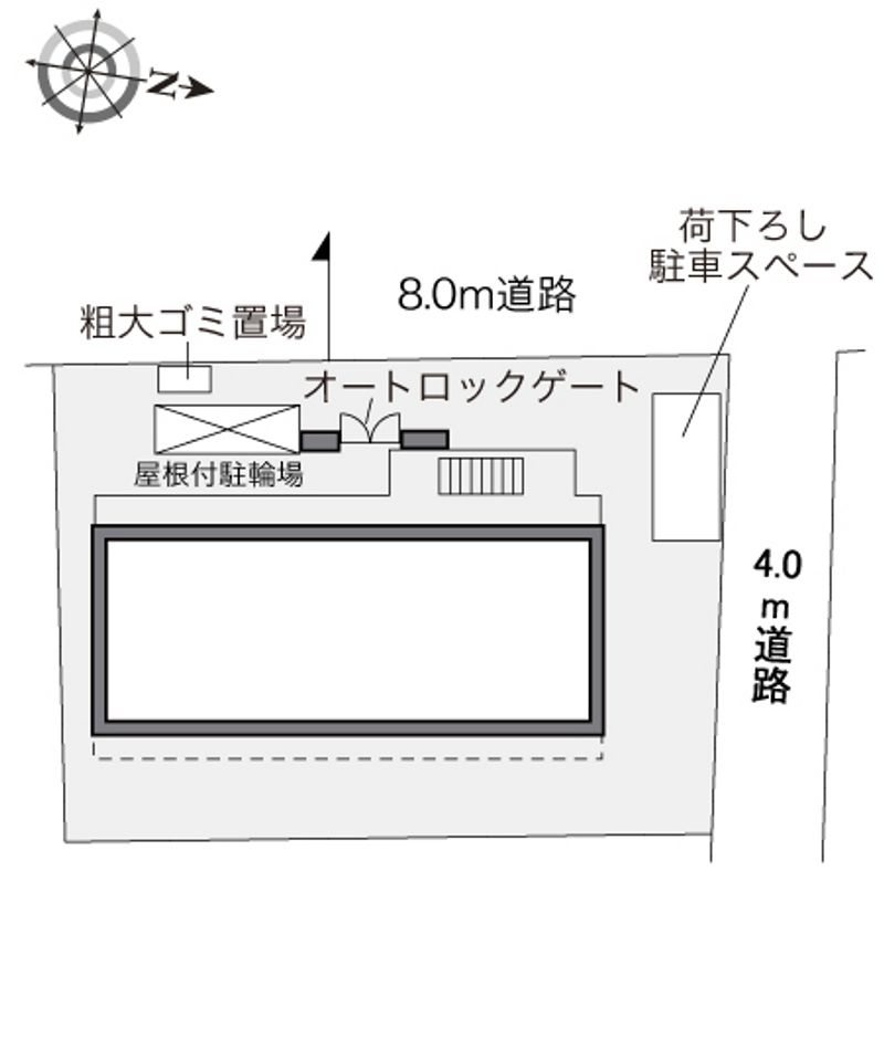 レオパレス小関 配置図