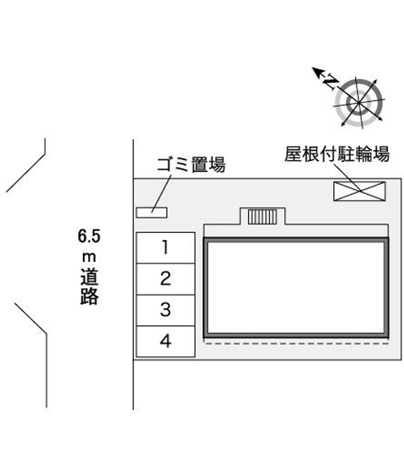 レオパレスサンセール丸山台 配置図