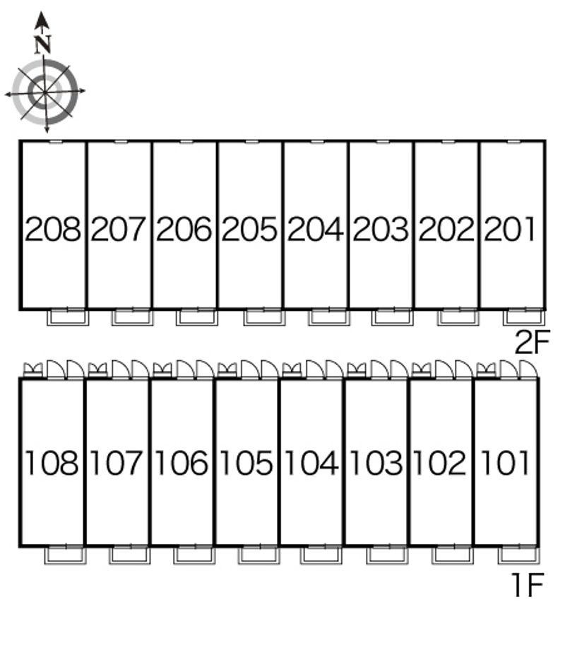 レオパレスＲｅｄｓ　ｆｉｅｌｄ 間取配置図