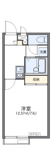 レオパレスリンネル 間取り図