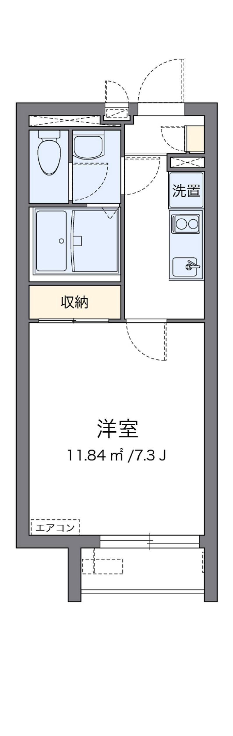 クレイノアムール 間取図