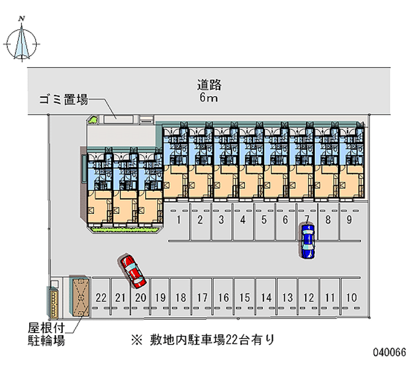 40066 Monthly parking lot