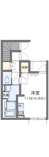 クレイノ浜田山Ｂ 間取り図