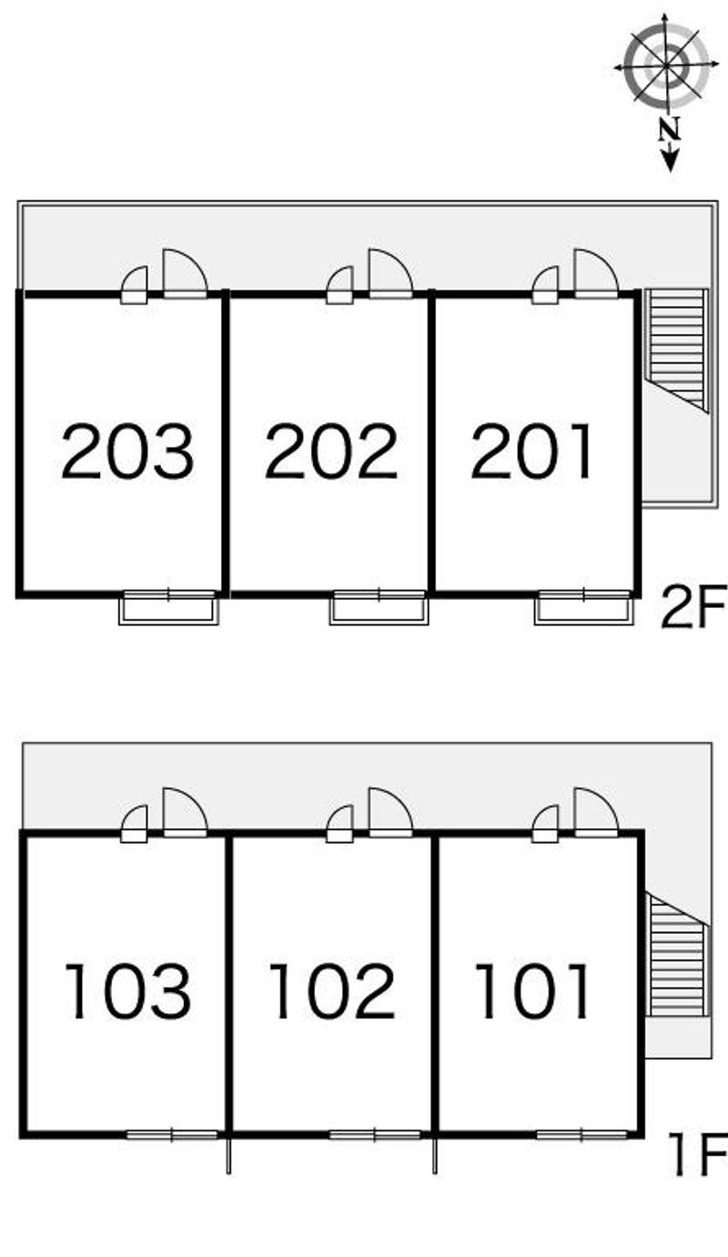 レオパレス清風 間取り配置図