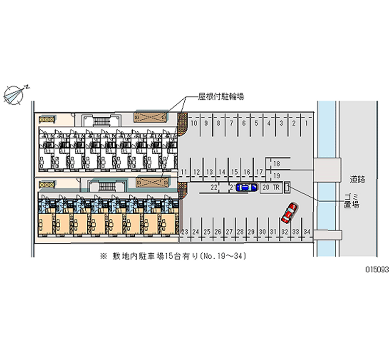 15093 Monthly parking lot