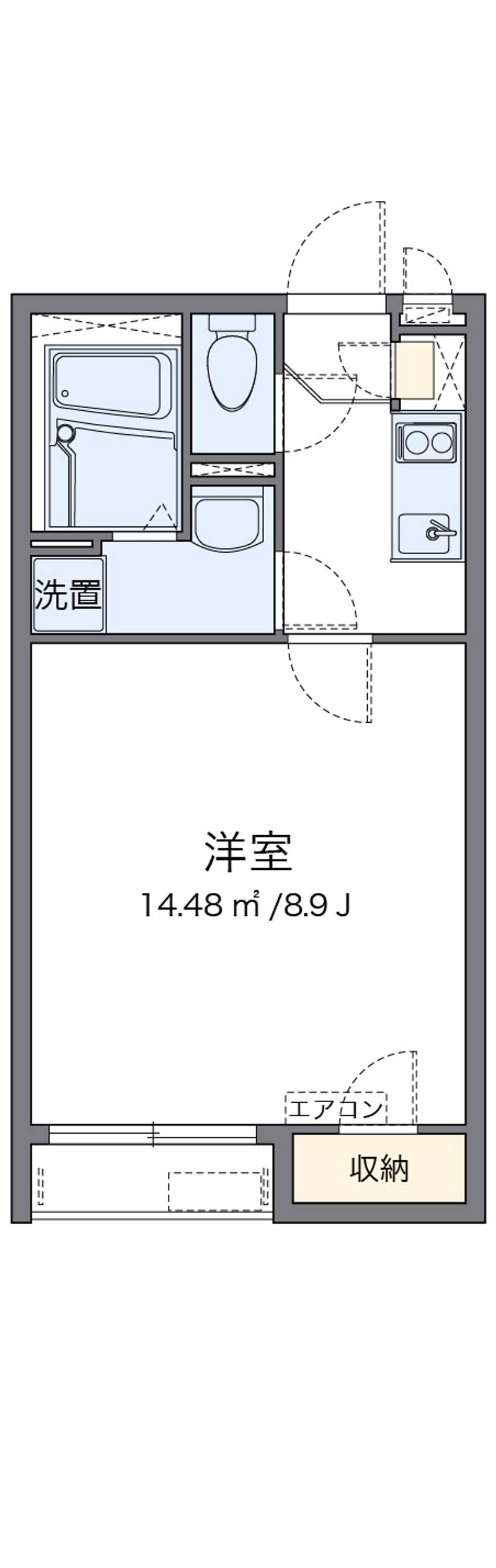 クレイノクローバーハイツⅢ 間取図