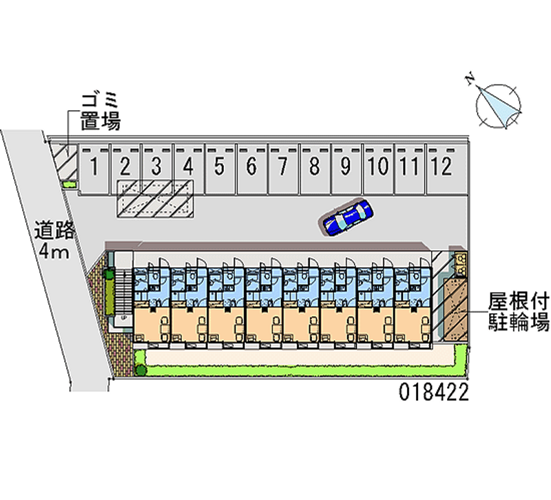 18422 bãi đậu xe hàng tháng