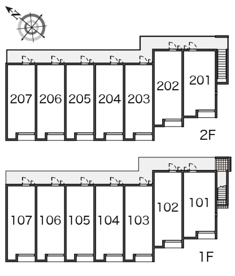 レオネクスト三愛 間取配置図