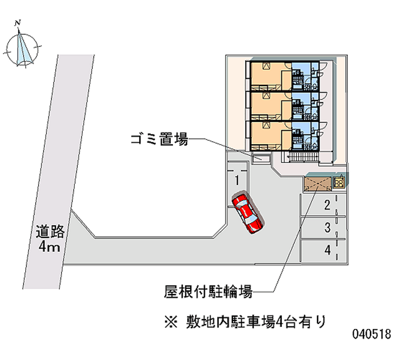 レオパレスＳＴⅡ 月極駐車場