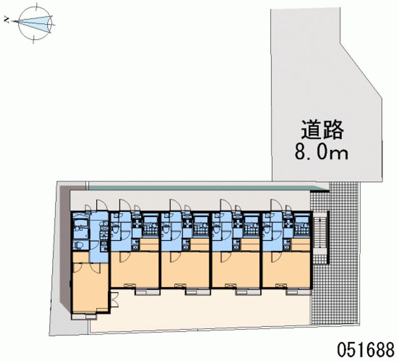レオパレスガーデンハイツ 区画図