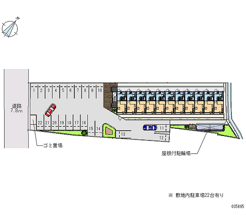 35695 Monthly parking lot