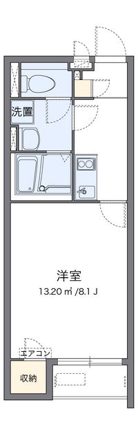 クレイノモアナルア　ドエル 間取り図