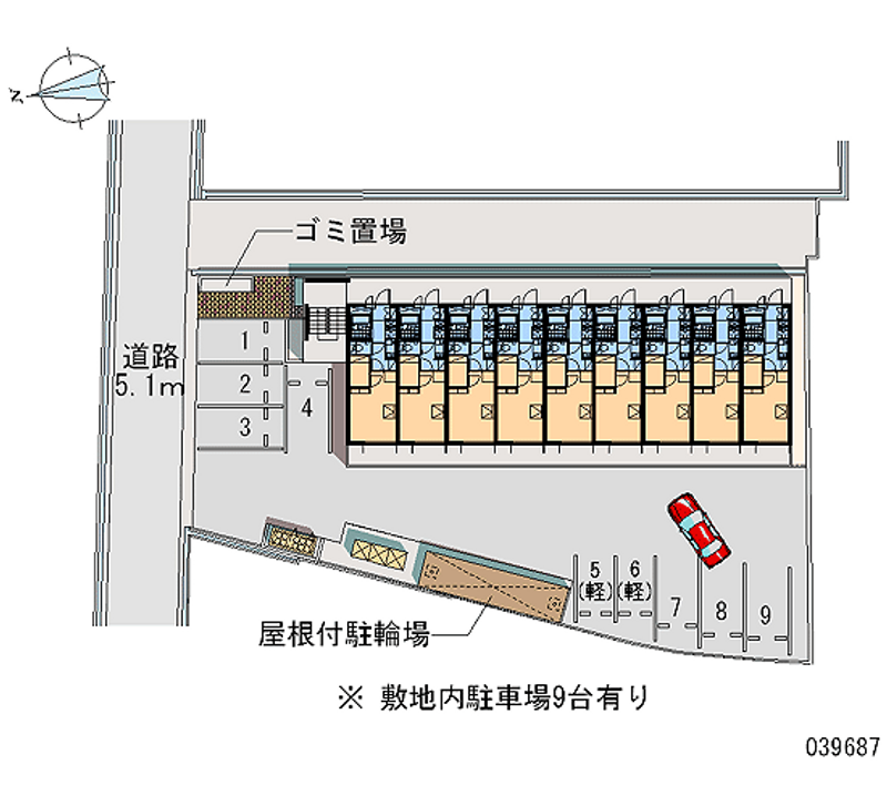 39687 bãi đậu xe hàng tháng