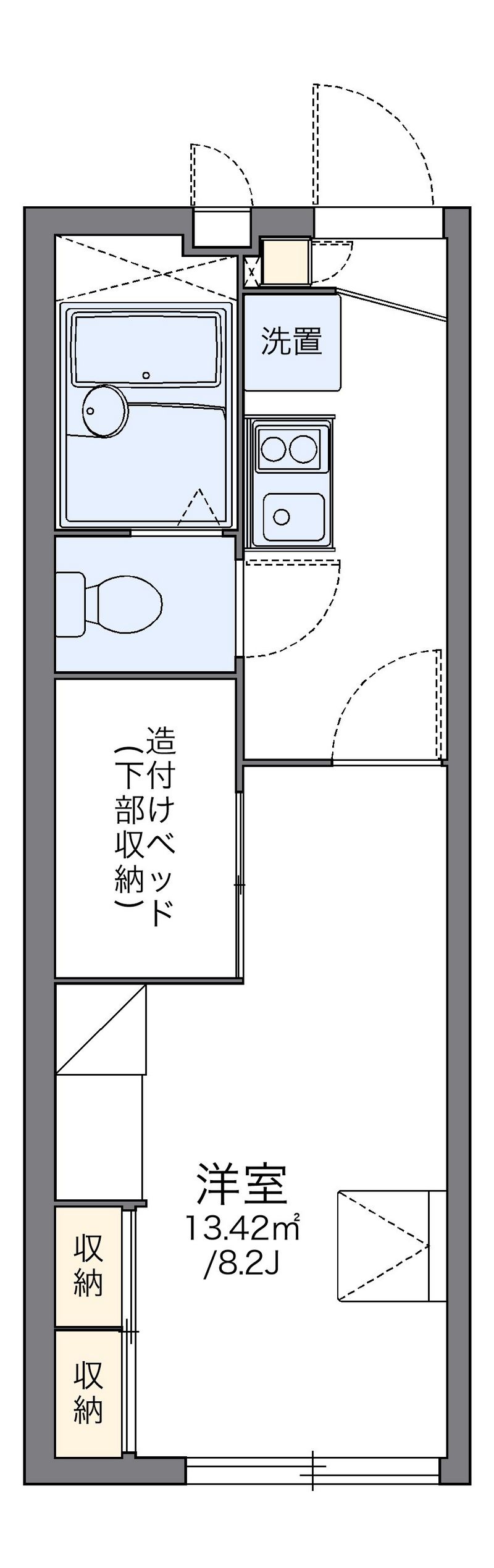 レオパレス東橋内 間取図