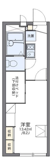 レオパレス東橋内 間取り図