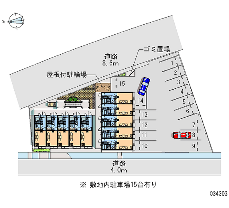 レオパレスパインズハイム 共用部分