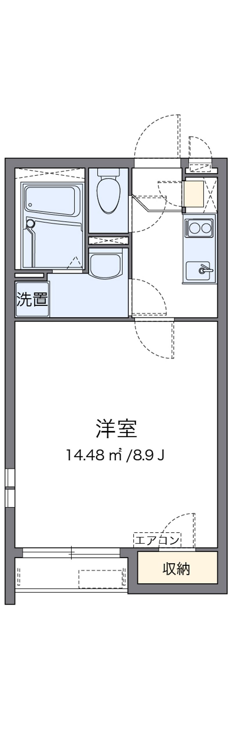 クレイノＧｌｉｎｔ 間取図