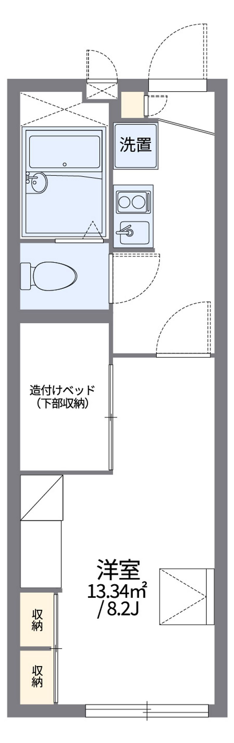 レオパレスコンシェレントＦ 間取図