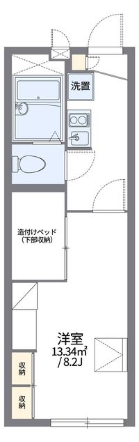 レオパレスコンシェレントＦ 間取り図