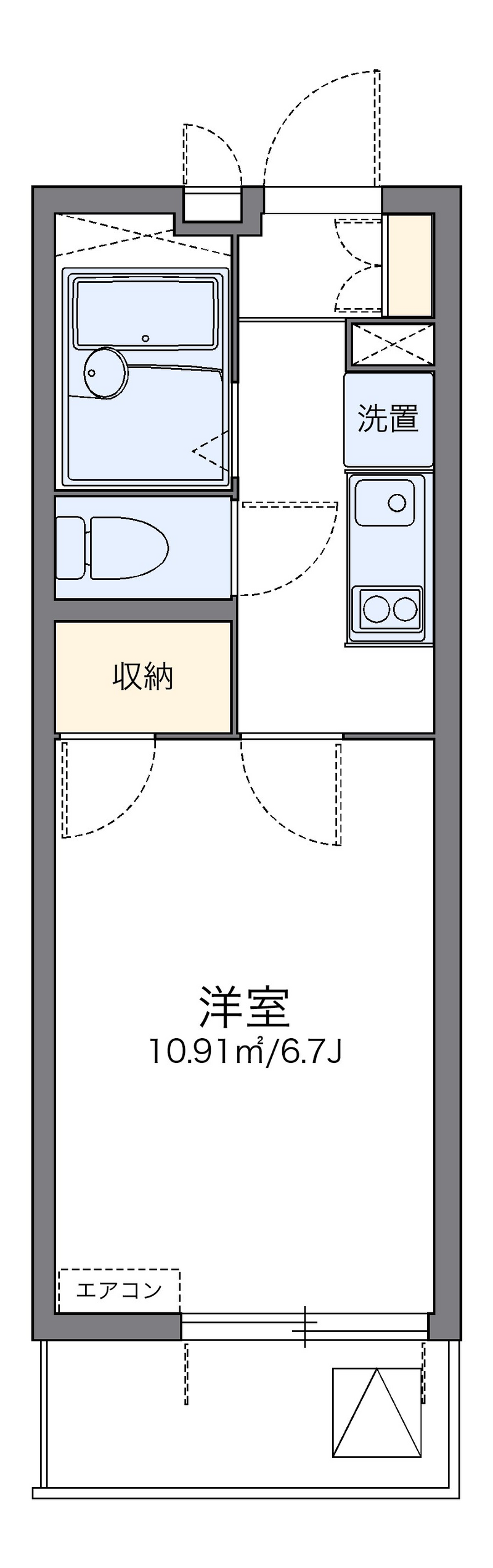 leopalace FIORI Takamatsu Floor plan