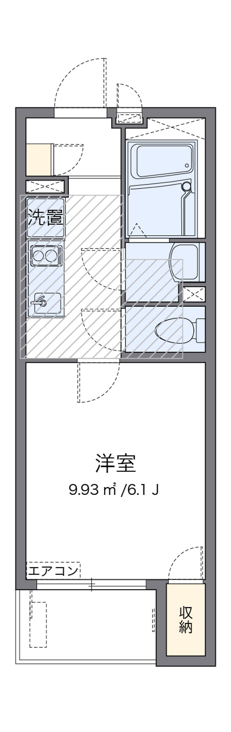 ミランダＬＵＡＮＡ 間取図