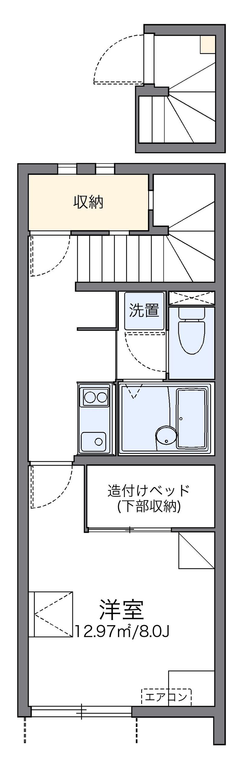 レオネクスト天神町Ⅱ 間取図