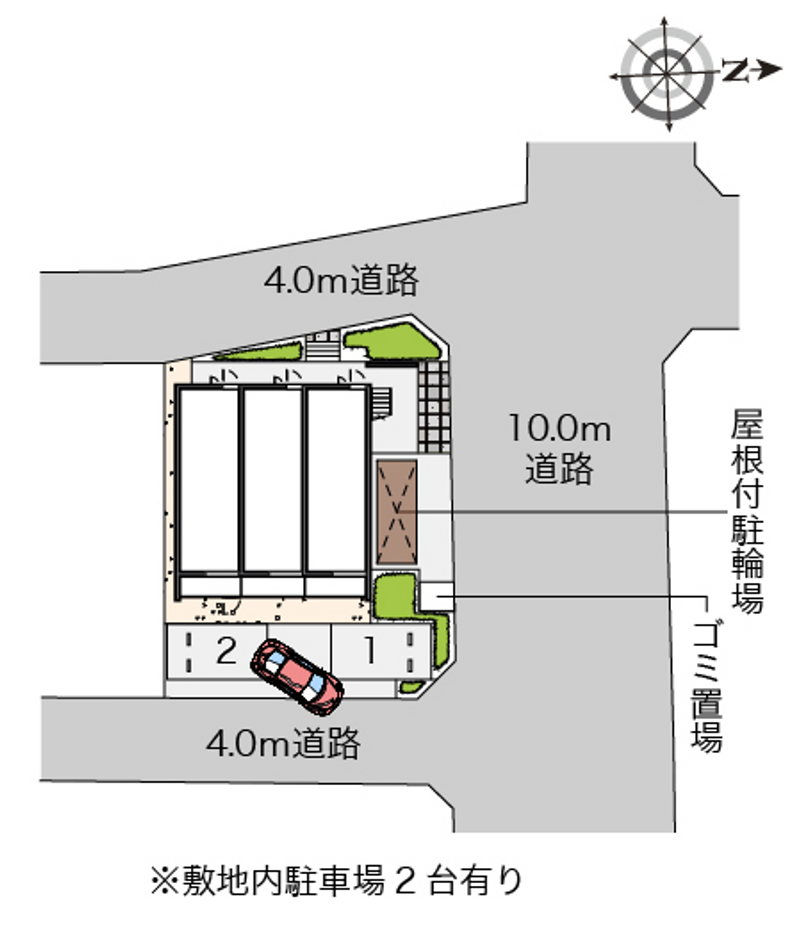 クレイノヒローム豊中南 配置図