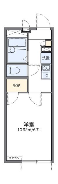 レオパレスローズ 間取り図