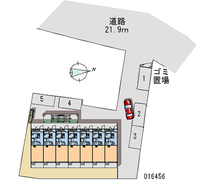 レオパレス片倉 区画図