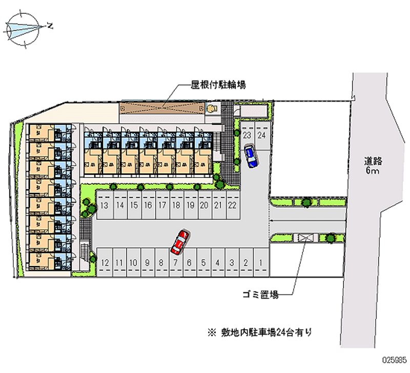 25985 Monthly parking lot