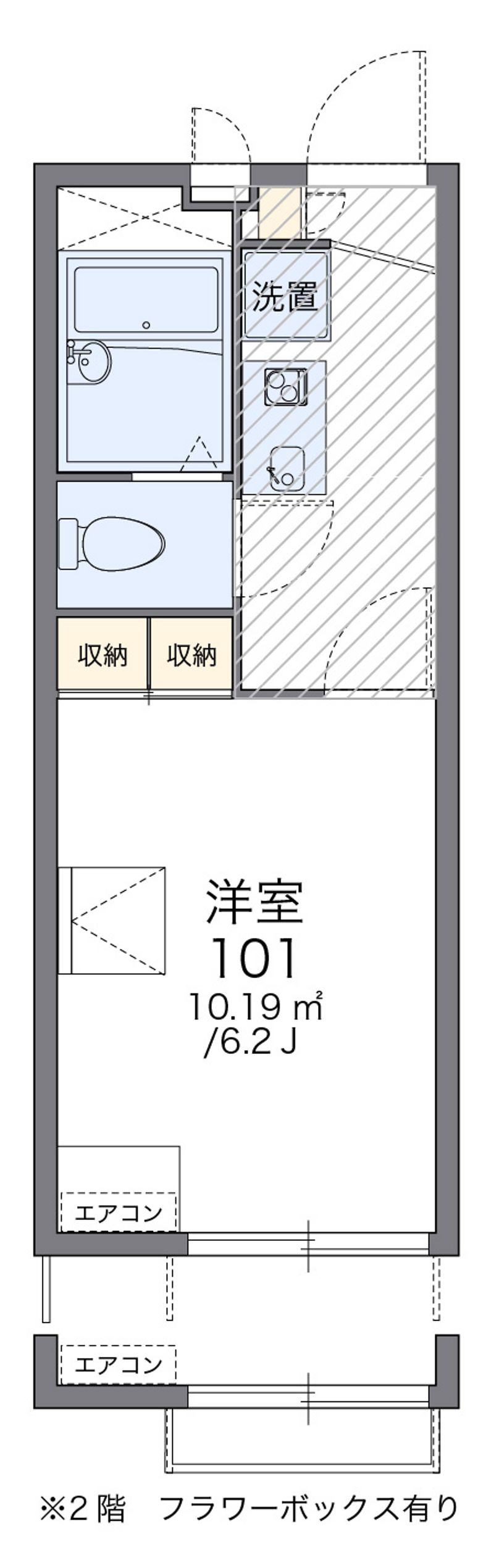 leopalace Kusunoki Floor plan