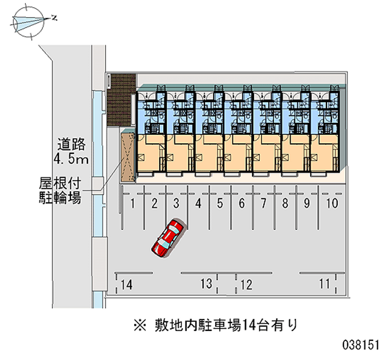 38151 Monthly parking lot