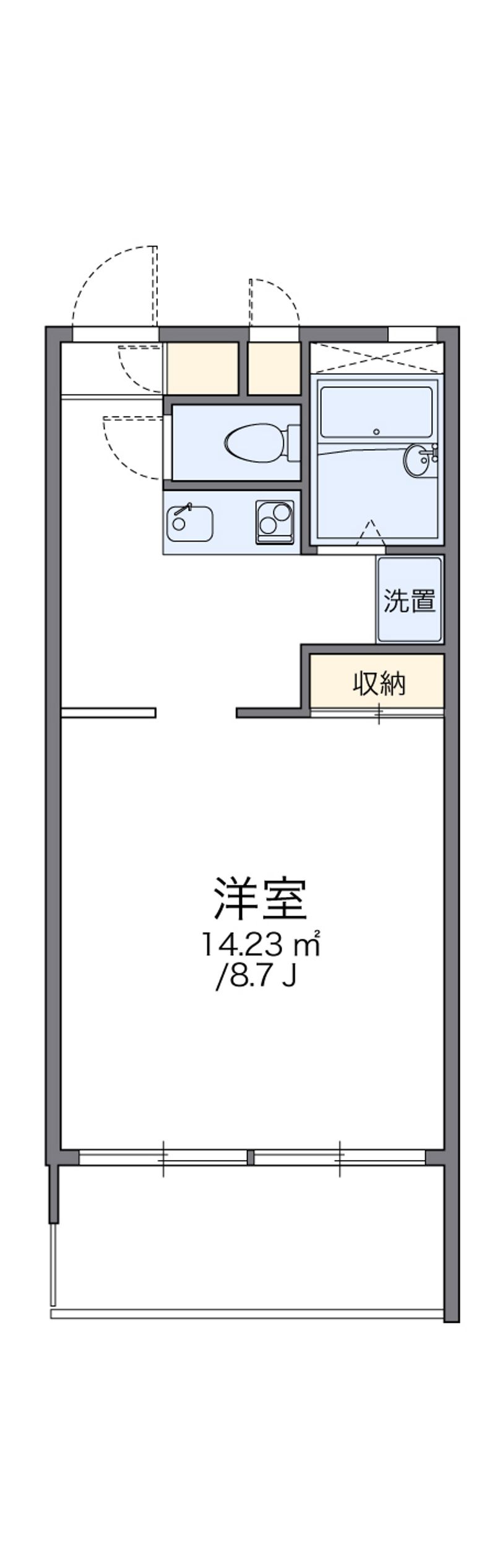 レオパレスネイチャー 間取り