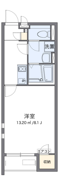 クレイノＷＩＮＤＳ　Ⅴ 間取り図