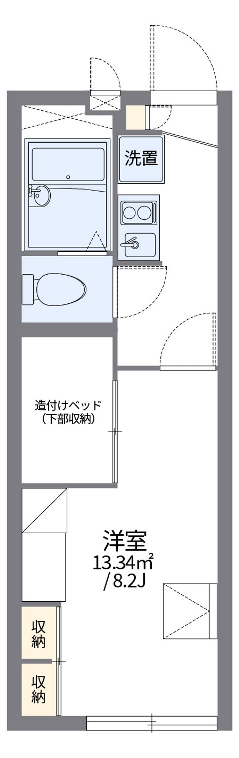 レオパレス幸田Ｃ 間取図