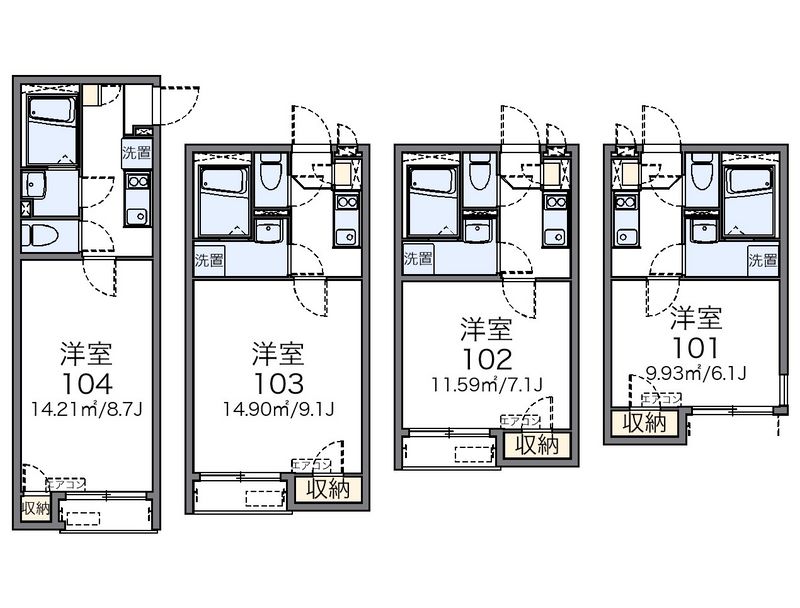 レオネクストシャイン浦和 間取図
