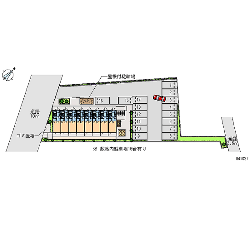 41827 bãi đậu xe hàng tháng