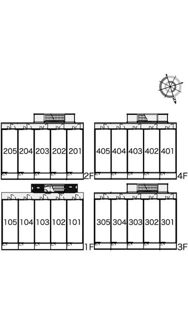 レオパレス千種 間取配置図