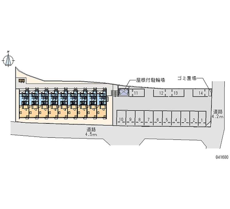 41680 Monthly parking lot