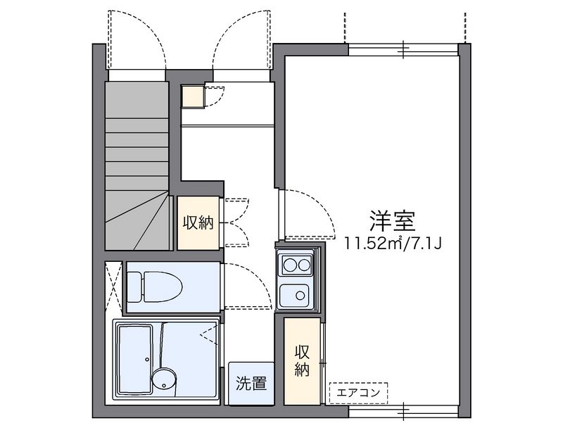 レオネクストＫＡＩＳＡＮ 間取図