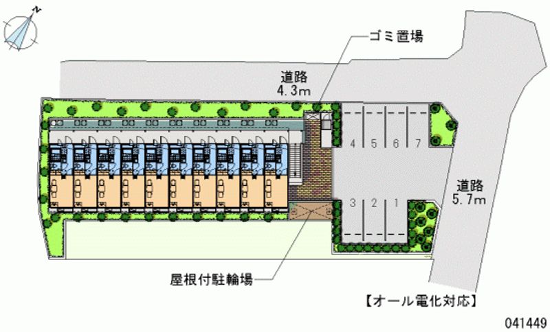 レオパレス六甲ガーデンズ 月極駐車場