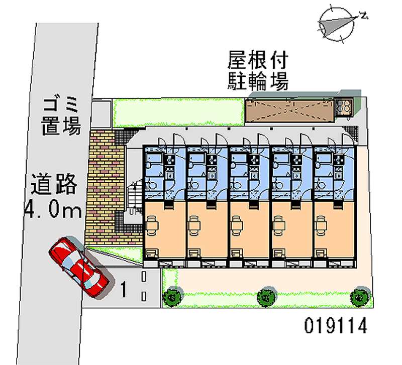 レオパレスＡＫｉＹＡＭＡ 月極駐車場