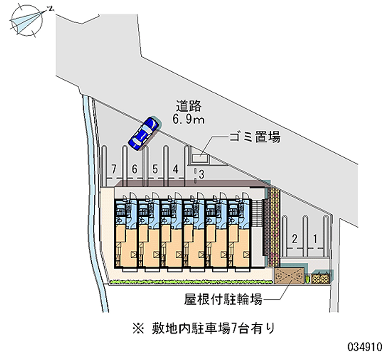 34910 Monthly parking lot